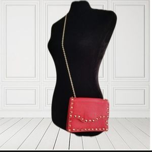 KC Jagger Purse Leather Studded Crossbody Purse